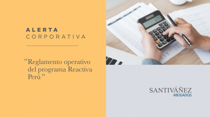 Reglamento Operativo Del Programa “Reactiva Perú”